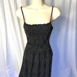 H&M Divided Spaghetti Strap Sundress Elastic Top  Size 2 Rayon Machine Wash Cold